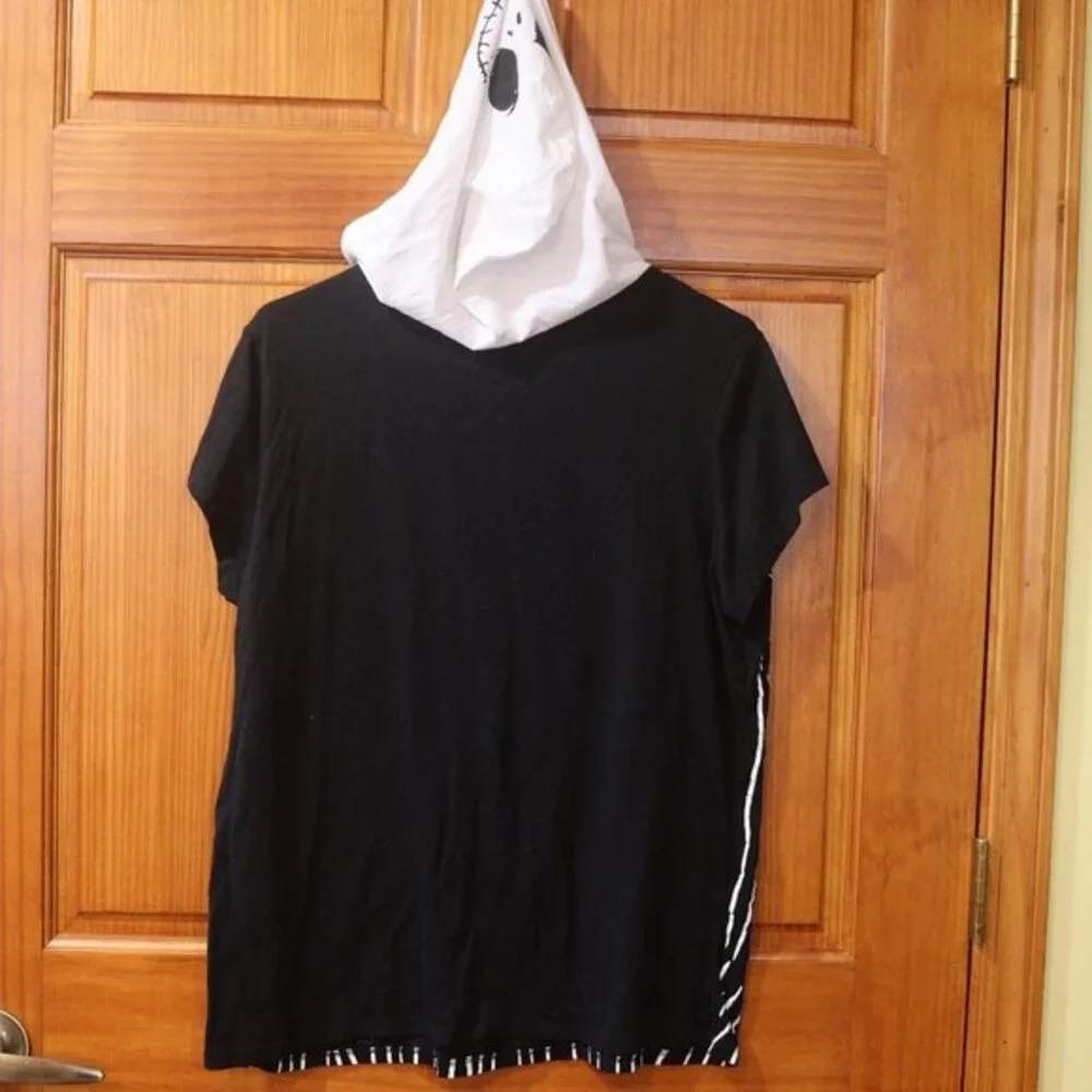 Disney Nightmare Before Christmas Jack Skellington Hooded Shirt XXXL 21